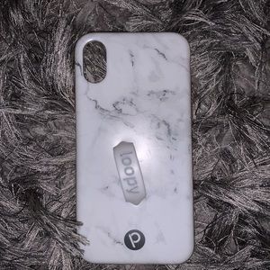 Loopy White Marble iPhone XS case